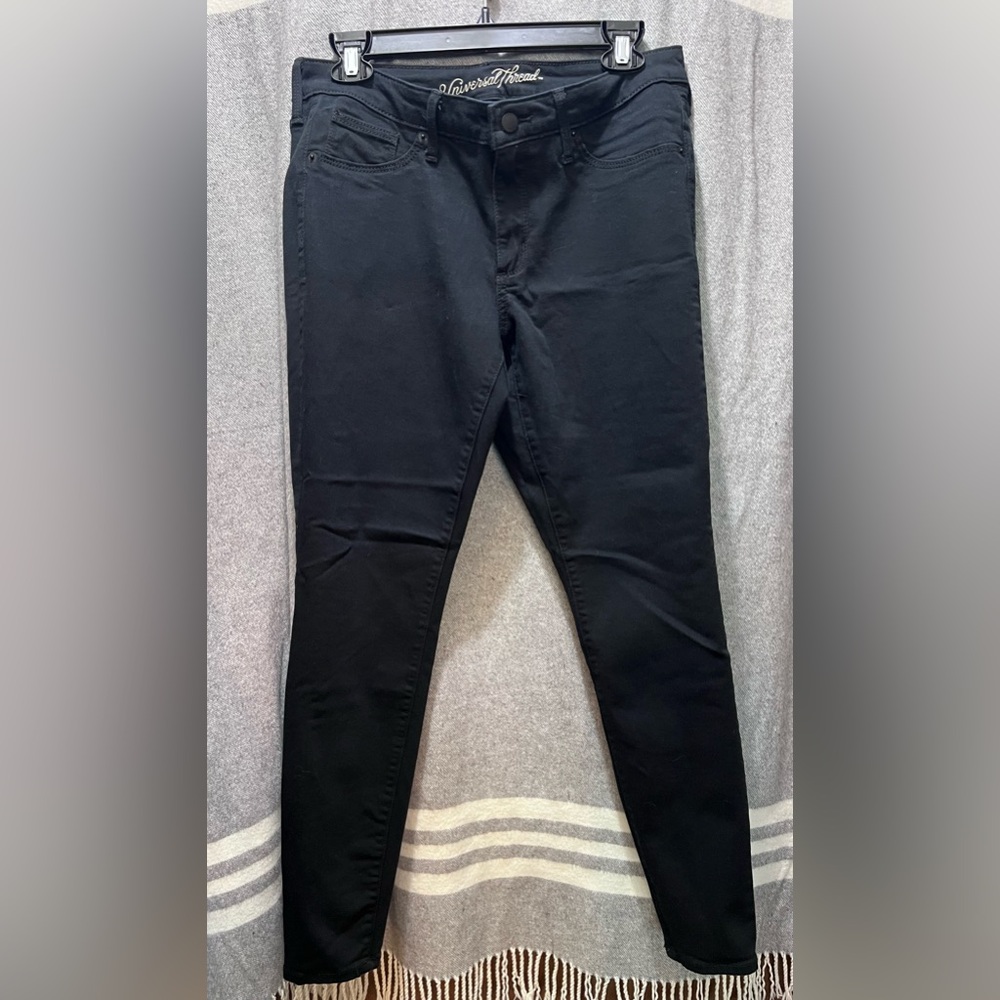 Mid-rise black Jeggings